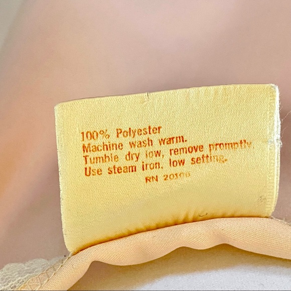 Vintage Camisole Perfect Caress  Anne Rothschild satin lace slip top peach pink - Picture 7 of 13